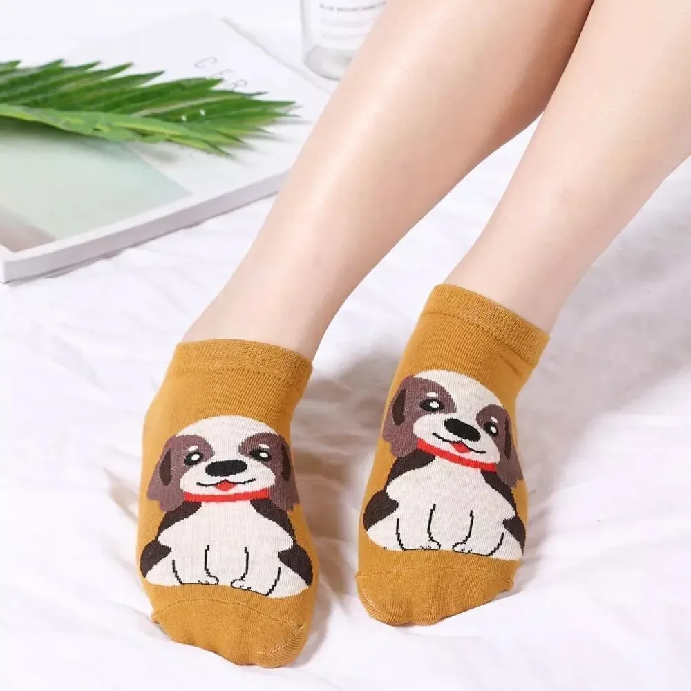 🆕Orange Dog Socks